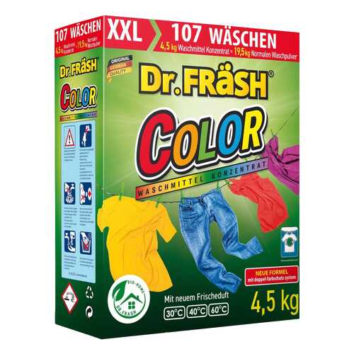 Dr.frash порошок стиральный dr.frash color автомат 4,5 кг в Рубль Бум