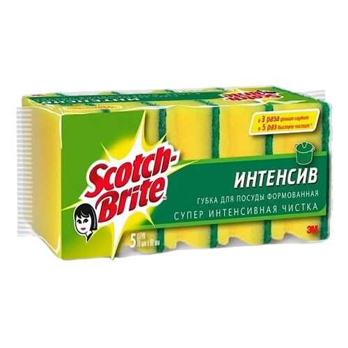 Губка Scotch-Brite HD-N-7090-5 в Рубль Бум