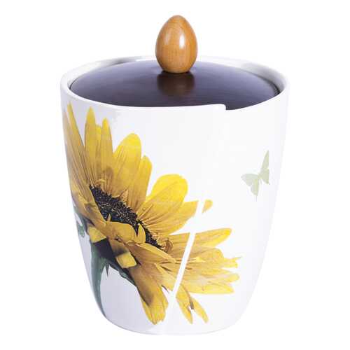 Банка для хранения Ceramiche Viva SUNFLOWER 13x13x18см в Рубль Бум