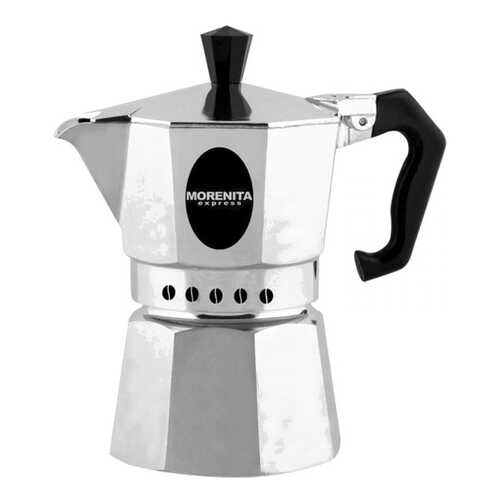 Кофеварка гейзерная Bialetti Morenita 5975 Серебристый, черный в Рубль Бум